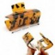BeLucky 3PCS Hair Claw Clips,Leopard Print Tortoise Barrettes Banana Claw Clips