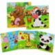 MEHISEY Wooden Puzzles for Toddlers 2-5 Years Old (5 Pack)