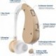 NIEJIX Rechargeable Digital Hearing Amplifiers, Personal Sound Enhancers Fit Both Ears for Seniors and Adults, Hearing Aid Cleaning Brushes Included