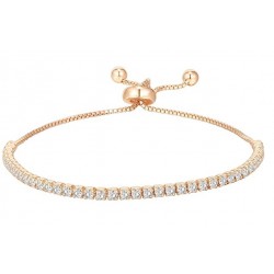 imeux 14K Gold Plated Cubic Zirconia Classic Tennis Bracelet for Women