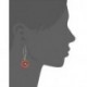  imeux  Rose Long Drop Earring