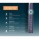 MINKING  MAOS Sonic Electric Toothbrush for Adults with 5 Modes Cleaning, Powered Toothbrush with USB Charger, 8 Dupont Brush Heads