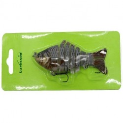 Luressea Fishing Lures for Bass,Soft Swimbaits with Pre-Rigged Ultra-Sharp Hooks, Fishing Gear for Saltwater and Freshwater, Trout Pike Walleye Bass Fishing Jigs