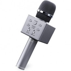 ZHUOAI Wireless Bluetooth Microphone, 4 in 1 Portable Handheld Karaoke Mic Speaker Recorder