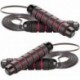 TUTENIO Skipping ropes，Angle-Free Ball Bearing Fast Rope Skipping Adjustable Memory Foam Anti Skid Handle Skipping Rope New Fitness Speed Rope for Men and Women Suitable for Aerobic Exercise -2 Pack