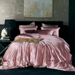 DiliVen 6A Grade 100% Mulberry Silk bedding set, bed sheet silk 