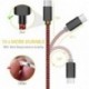 Depumax USB Type C Cable 3A Fast Charging,Four Packs Double Nylon Braided, Compatible with Samsung Galaxy S10 S10E, Z Flip, etc.