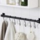 Teakddha 12pcs s-Hooks Hooks for Hat-Hanging Metal Hooks for Hanging Plants Stainless Steel s Hooks s Shaped Hooks Clothes Racks for Hanging Clothes Wall Hooks for Hanging