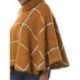 PATRICK STYLE Women's Sweater Turtleneck Pullover Wrap Poncho Sweater