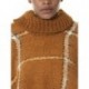 PATRICK STYLE Women's Sweater Turtleneck Pullover Wrap Poncho Sweater