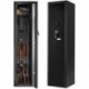 MaxDuty Rifle Safe Large Electronic 4 Gun Safe, MaxDuty Quick Access Shotgun Security Storage Cabinet with Movable Shelf for Handgun/Ammo