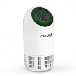 VEGSUN Air, H13 True HEPA Home Purifiers CADR 200m³/h Desktop Filtration for Bedroom Kid’s Room Office, Purification Pet Dander Dust Pollen,Sleep Mode AP006, 150m³/h, White