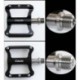 clistofer Mountain Bike Pedals Universal Bicycle Platform Flat Pedals Cycling Sealed Bearing Aluminum Alloy Pedals for BMX MTB 9/16 Inch