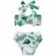 gracegift   Baby Girls 2Pcs Bikini Swimsuits Halter Tube Top Floral Bottom Bowknot Bathing Suits Beach  Summer Outfits