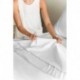 YECGAA Queen Size Sheet Set - 4 Piece Set - Hotel Luxury Bed Sheets - Extra Soft - Deep Pockets - Easy Fit - Breathable & Cooling Sheets - Wrinkle Free - Comfy - White Bed Sheets - Queens Sheets – 4 PC