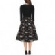 YELANG Women's Vintage Patchwork Pockets Puffy Swing Casual Party Dress OX165