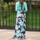 MNIDCA Plus Size Hippie Boho Womens Casual Summer Floral Party Dress Beach Long Maxi Dress