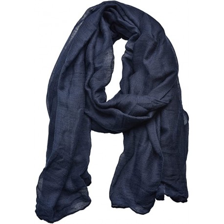 SIYIHW Women's Cotton Scarves Lady Light Soft Fashion Solid Scarf Wrap Shawl