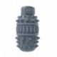 zangaopet  Dog Toy - Durable Rubber Grenade Shaped Dog Chew Toy - Treat Dispenser - Fetch Toy - Slow Feeder - Soft Puppy Material for Teething Pups - Made in CHINA