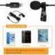 Omotovic Microphone Professional for iPhone Lavalier Lapel Omnidirectional Condenser Mic Phone Audio Video Recording Easy Clip-on Lavalier Mic for YouTube, Interview, Conference for iPhone/iPad/iPod (6.6ft)