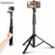 Omotovic 62" Phone Tripod Accessory Kits, Camera & Cell Phone Tripod Stand with Bluetooth Remote and Universal Tripod Head Mount, Perfect for Selfies/Video Recording/Vlogging/Live Streaming