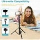 Omotovic 62" Phone Tripod Accessory Kits, Camera & Cell Phone Tripod Stand with Bluetooth Remote and Universal Tripod Head Mount, Perfect for Selfies/Video Recording/Vlogging/Live Streaming