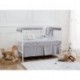 PRESENT NOW Heavenly Soft Chenille Sherpa Receiving Blanket, 3D Gray, 30" x 35", for Boys and Girls