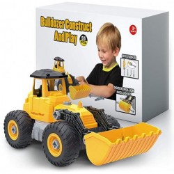 Yellow River Bulldozer Toy, Take Apart STEM Fun with Screwdriver, Ages 3 4 5 and up, Construction Tractor Truck Engineering Vehicle, Building Play Set for Boys Girls Toddlers