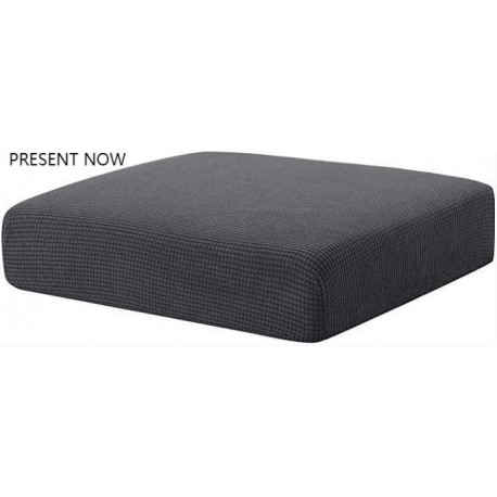 PRESENT NOW Stretch Couch Cushion Slipcovers Reversible Cushion Protector Slipcovers Sofa Cushion Protector Covers(Gray, Small)