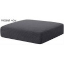 PRESENT NOW Stretch Couch Cushion Slipcovers Reversible Cushion Protector Slipcovers Sofa Cushion Protector Covers(Gray, Small)