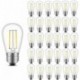 BWEALT Vintage S14 LED Light Bulbs, 2W 200 Lumens 2700K Warm White Waterproof Dimmable Bulb Great for Outdoor String Lights, 30 Pack