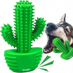 Kongbo Dog Chew Toys, Durable Rubber Dog Toys for Aggressive Chewers, Cactus Tough Toys for Training and Cleaning Teeth, Interactive Dog Toys for Small/Medium Dog