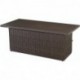 Olmia  Outdoor Wicker Patio Propane Gas Fire Pit 