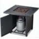 Ulsum Outdoor  Square Outdoor Gas Propane Fire Pit Pits Firepit 