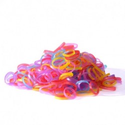 Yunen  Rubber bands for hair,Children's elastic non-damaged colored rubber bands