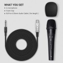 GYFJE  Microphones,Metal Handheld Mic Compatible for Karaoke Singing, Speech, Wedding and Outdoor Activity