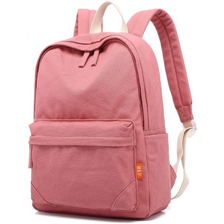 MKF  School bags,Canvas school bag pink