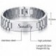 senchoy  Stainless steel jewelry bracelets,Masculine Watch Band Stainless Steel Link Bracelet
