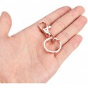 Senauto  Swivel Snap Hooks with Key Rings Key Chain Set, Rose Gold