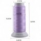 S-Mechanic  Hand Embroidery Luminous Sewing Thread Spool Quilting Thread Sewing Yarn (1000 Yard-Purple)