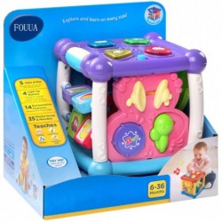 FOUUA  Children's multiple activity toys, Learners Activity Cube, Purple