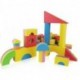 MOOLIGIRL Foam Building Blocks, Building Toy for Girls and Boys, Ideal Blocks Construction Toys for Toddlers, 52 Pieces Different Shapes and Sizes, Waterproof, Bright Colors, 100% Safe, Non Toxic