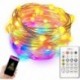 THMAIL   Music Sync Rope Waterproof String Lights- Remote Blueteeth App Control String lights for festive decoration