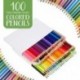 Edibleink 100 Colored Pencils, Adult Coloring, Gift