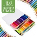 Edibleink 100 Colored Pencils, Adult Coloring, Gift