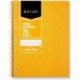 Qunlight College Ruled Wirebound Spiral Notebook, 70 Sheet - 5-Pack, Assorted Sunburst Pattern Colors