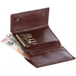 RETAOCE 1178 Leather Key Case Wallet/Key Holder Wallet/Coin Purse