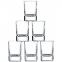 GJBKSN 6-Pack Heavy Base Shot Glass Set, 2-Ounce Shot Glasses