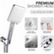JUFANGDA  Shower heads- 6 Settings Detachable shower head with hose,Chrome