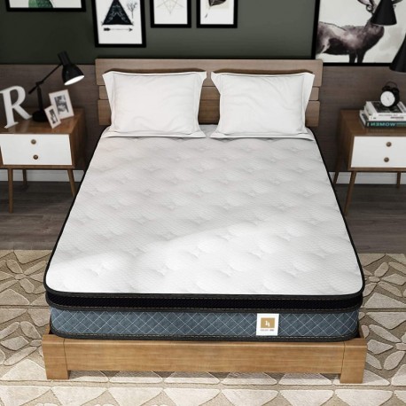 DIGLANT HOME  10 Inch Memory Foam Mattress with Innerspring Hybrid Mattress